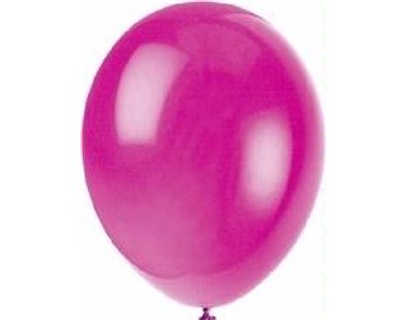 (10) 12IN FUCHSIA BALLOONS