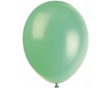 (10) 12IN FERN GREEN BALLOONS