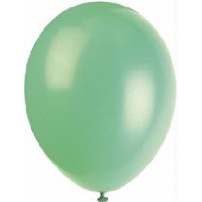 (10) 12IN FERN GREEN BALLOONS