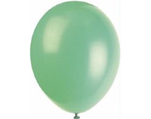 (10) 12IN FERN GREEN BALLOONS