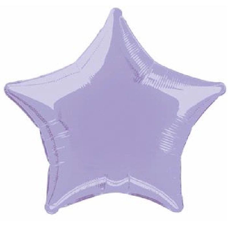 20in LAVENDAR STAR FOIL BALLOON