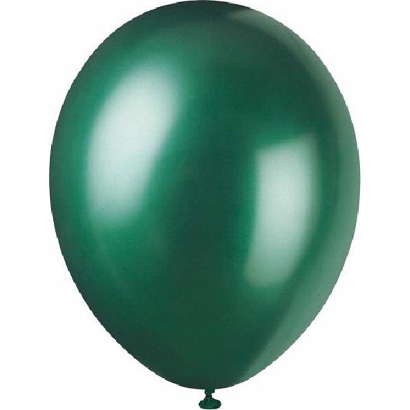 (8) 12IN EVERGREEN PEARLISED BALLOONS