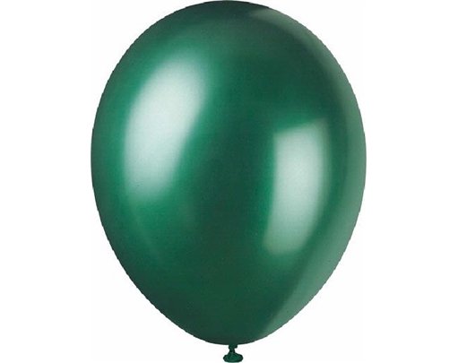 (8) 12IN EVERGREEN PEARLISED BALLOONS