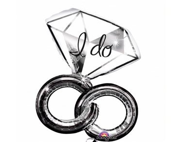 WEDDING RINGS SUPER SHAPE BALLOON