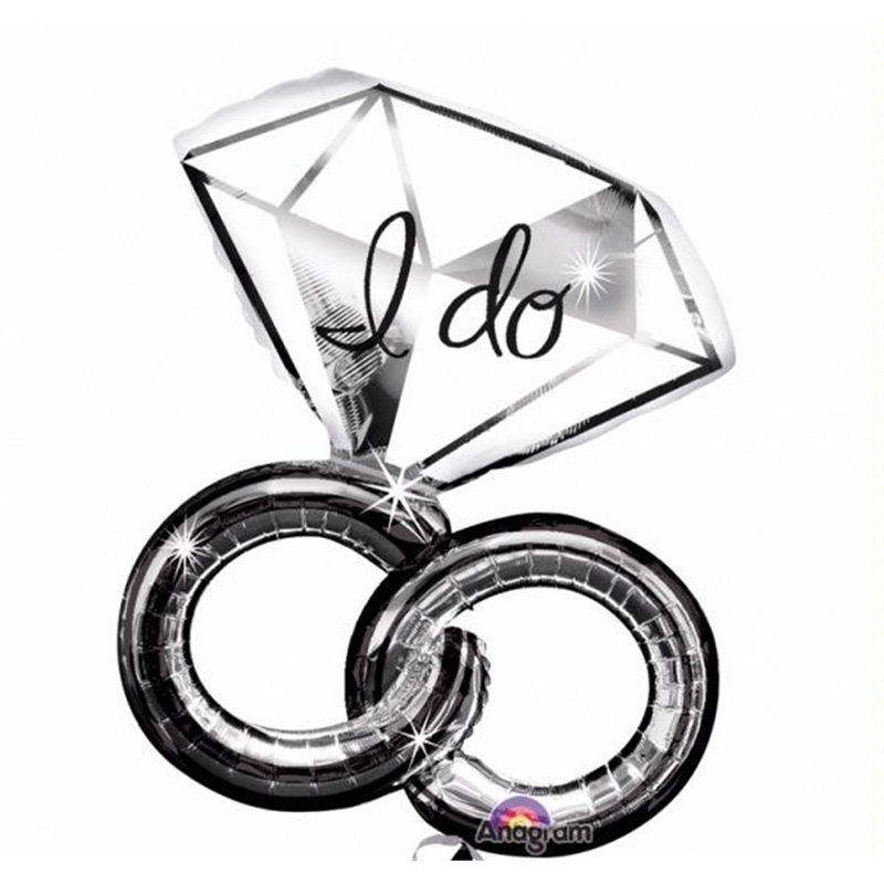WEDDING RINGS SUPER SHAPE BALLOON