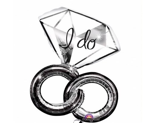 WEDDING RINGS SUPER SHAPE BALLOON