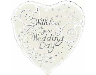 18IN ON YOUR WEDDING DAY FOIL