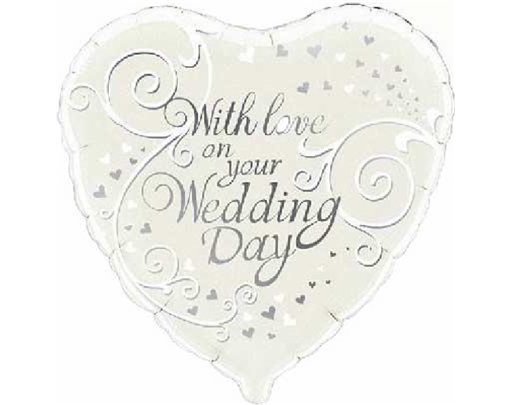 18IN ON YOUR WEDDING DAY FOIL