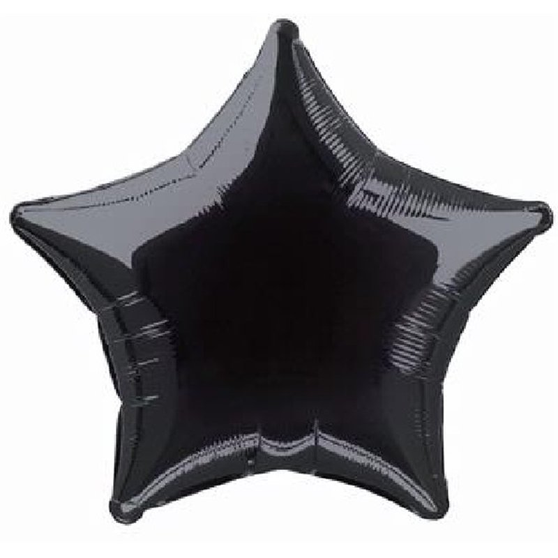 20in BLACK STAR FOIL BALLOON