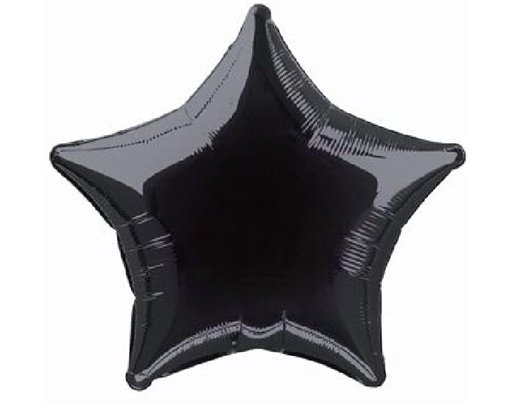 20in BLACK STAR FOIL BALLOON