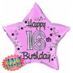 22IN 16TH PINK FOIL BALLOON