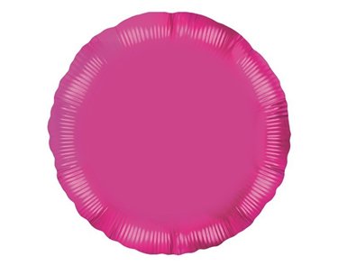 18IN FUCHSIA ROUND FOIL BALLOON