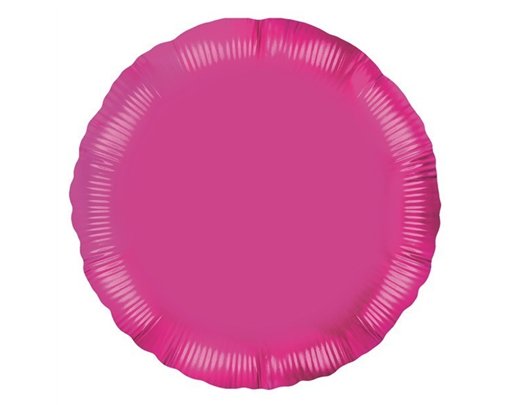 18IN FUCHSIA ROUND FOIL BALLOON