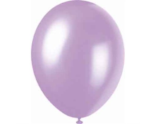 (8) 12IN LAVENDAR PEARLISED BALLOONS