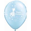 (25) 11IN HAPPY CHRISTENING GIRAFFE QUALATEX
