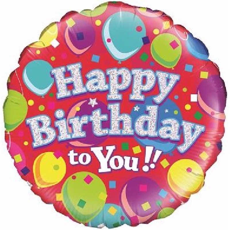 18IN HAPPY B/DAY TO YOU FOIL