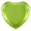 18IN LIME GREEN HEART FOIL BALLOON