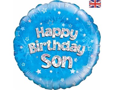 18IN HAPPY B/DAY SON FOIL