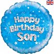 18IN HAPPY B/DAY SON FOIL