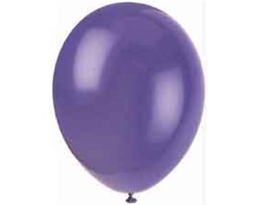 (10) 12IN MIDNIGHT PURPLE BALLOONS