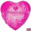 18IN HAPPY B/DAY PRINCESS FOIL
