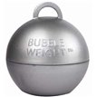 BUBBLE BALLOON WEIGHT SILVER 25S