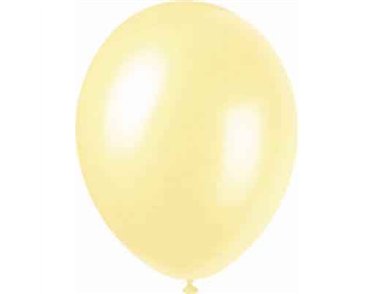 (8) 12IN IVORY PEARLISED BALLOONS
