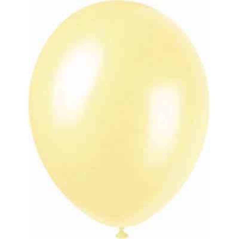 (8) 12IN IVORY PEARLISED BALLOONS