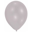 (10) 22CM MET SILVER BALLOONS  6S