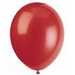 (10) 12IN SCARLET RED BALLOONS