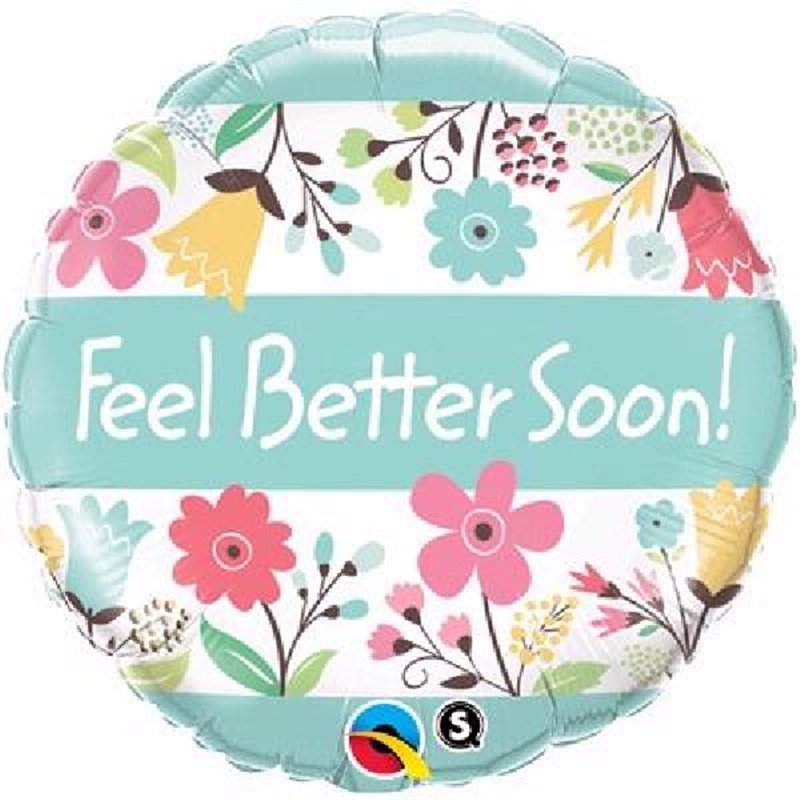 18IN FEEL BETTER SOON FOIL BALLOON