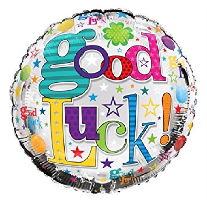 18IN GOOD LUCK FOIL BALLOON