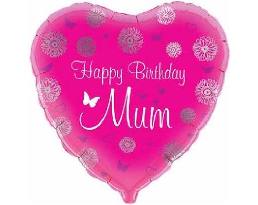 18IN HAPPY B/DAY MUM FOIL