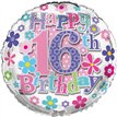 18IN SWEET 16 FOIL BALLOON