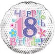 18TH B/DAY 18IN FOIL BALLOON