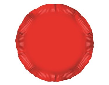 18IN RED ROUND FOIL BALLOON