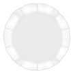18IN WHITE ROUND FOIL BALLOON