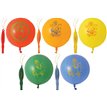 (5) PRINTED PUNCH BALLOONS