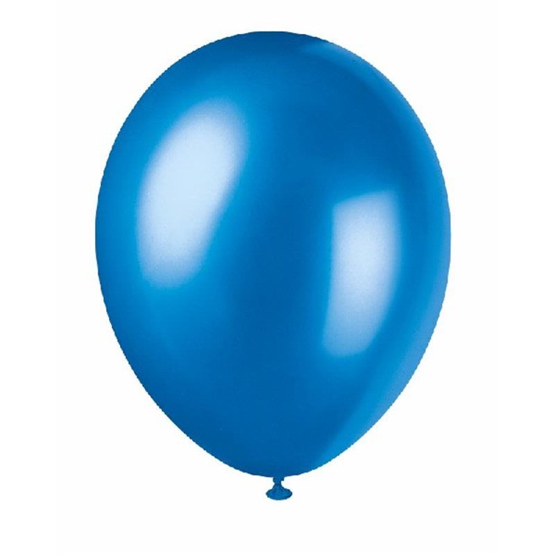 (50) 12IN COSMIC BLUE PEARLIZED BALLOONS