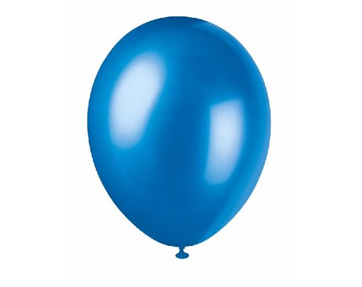 (50) 12IN COSMIC BLUE PEARLIZED BALLOONS