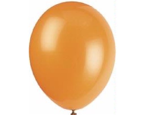(10) 12IN CITRUS ORANGE BALLOONS