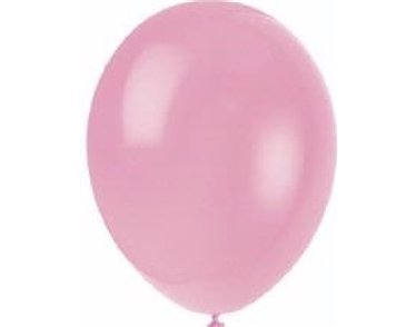 (10) 12IN BLUSH PINK BALLOONS