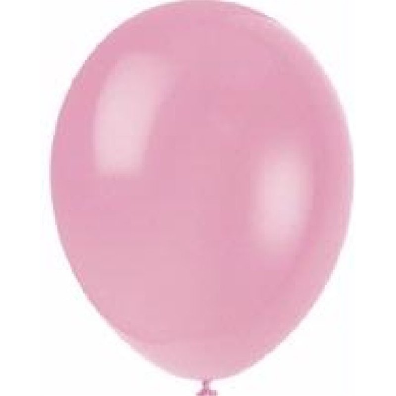 (10) 12IN BLUSH PINK BALLOONS