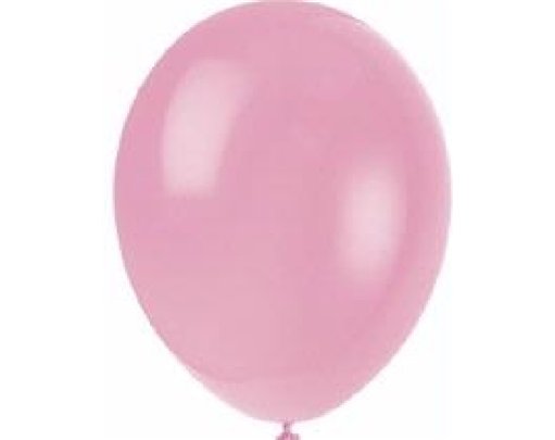 (10) 12IN BLUSH PINK BALLOONS