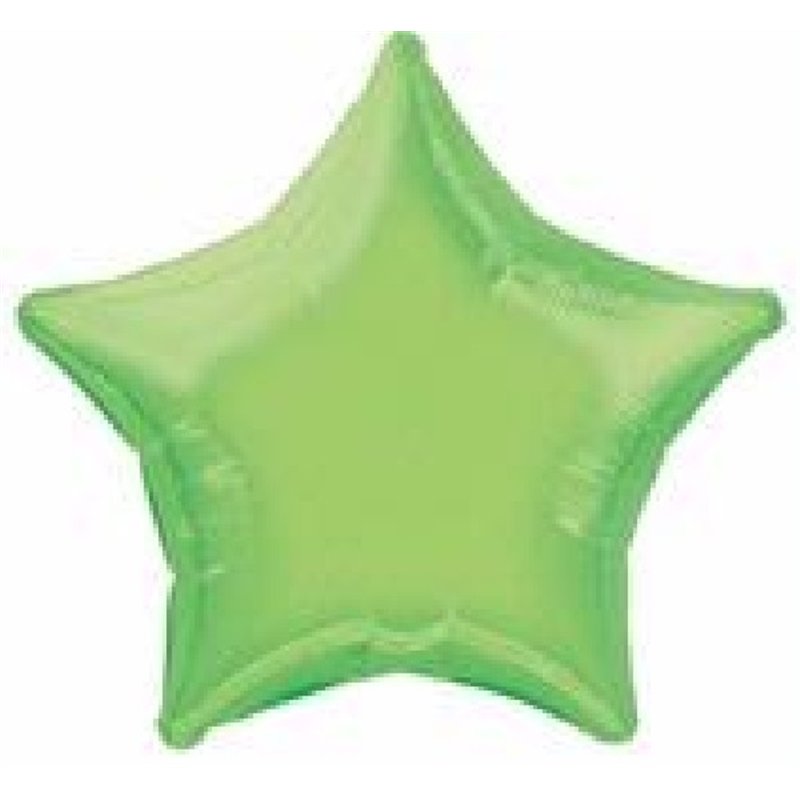 20in STAR LIME GREEN FOIL BALLOON