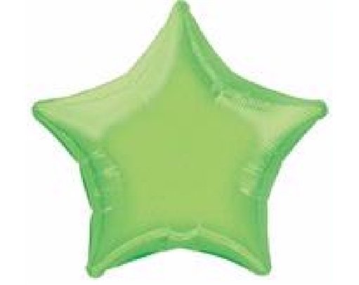 20in STAR LIME GREEN FOIL BALLOON