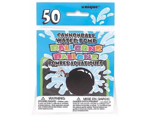 (50) CANNONBALL WATER BALLOONS