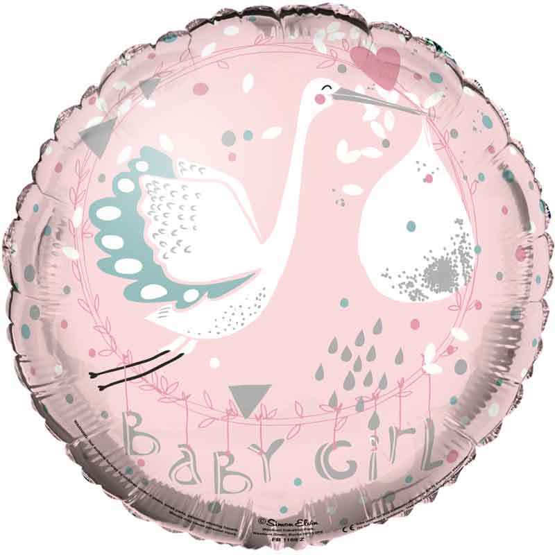 18IN ITS A GIRL FOIL BALLOON
