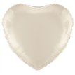 18IN IVORY HEART FOIL BALLOON
