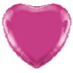 18IN FUCHSIA HEART FOIL BALLOON
